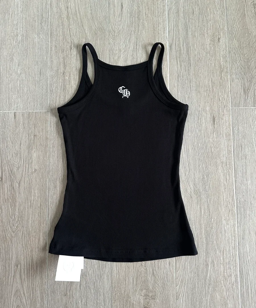 Черная майка Chrome Hearts, вид сзади