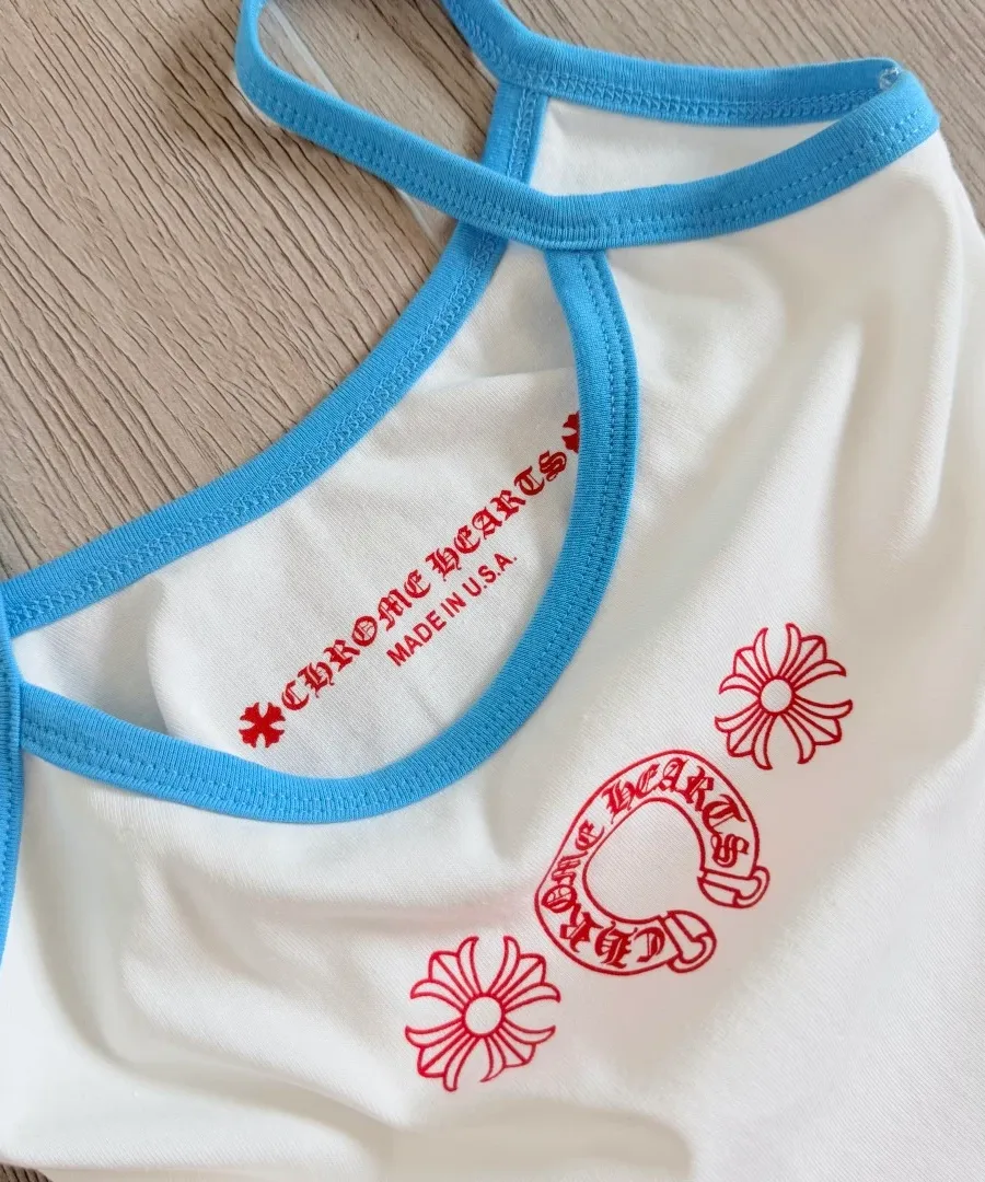 Внутренний принт с логотипом Chrome Hearts на горловине