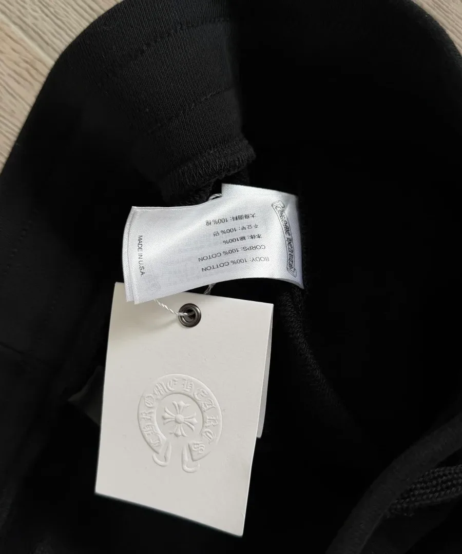 Бирка с составом (100% хлопок) шорт Chrome Hearts