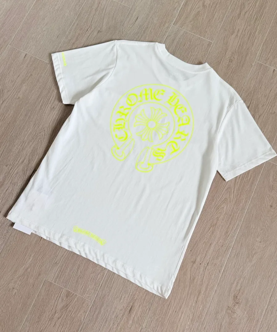Белая футболка Chrome Hearts, вид сзади