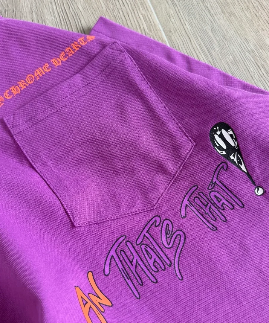 Накладной карман на груди футболки Chrome Hearts x Matty Boy
