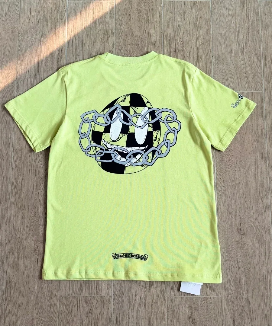 Зеленая футболка Chrome Hearts Matty Boy, вид сзади