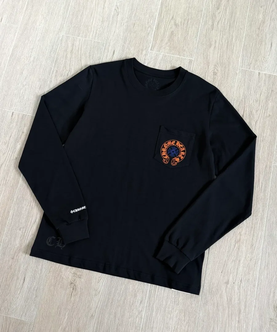 Лонгслив Chrome Hearts STAFF, разложенный вид спереди