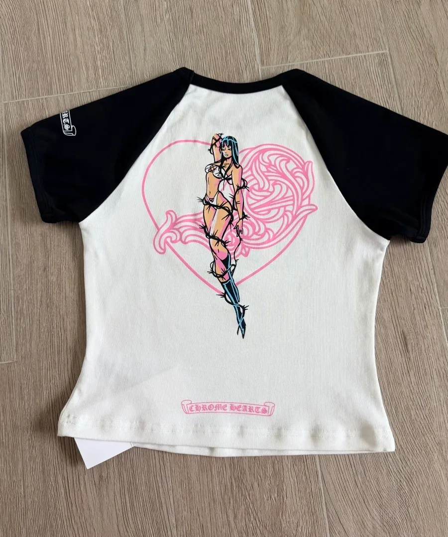 Женский топ Chrome Hearts x Deadly Doll сзади