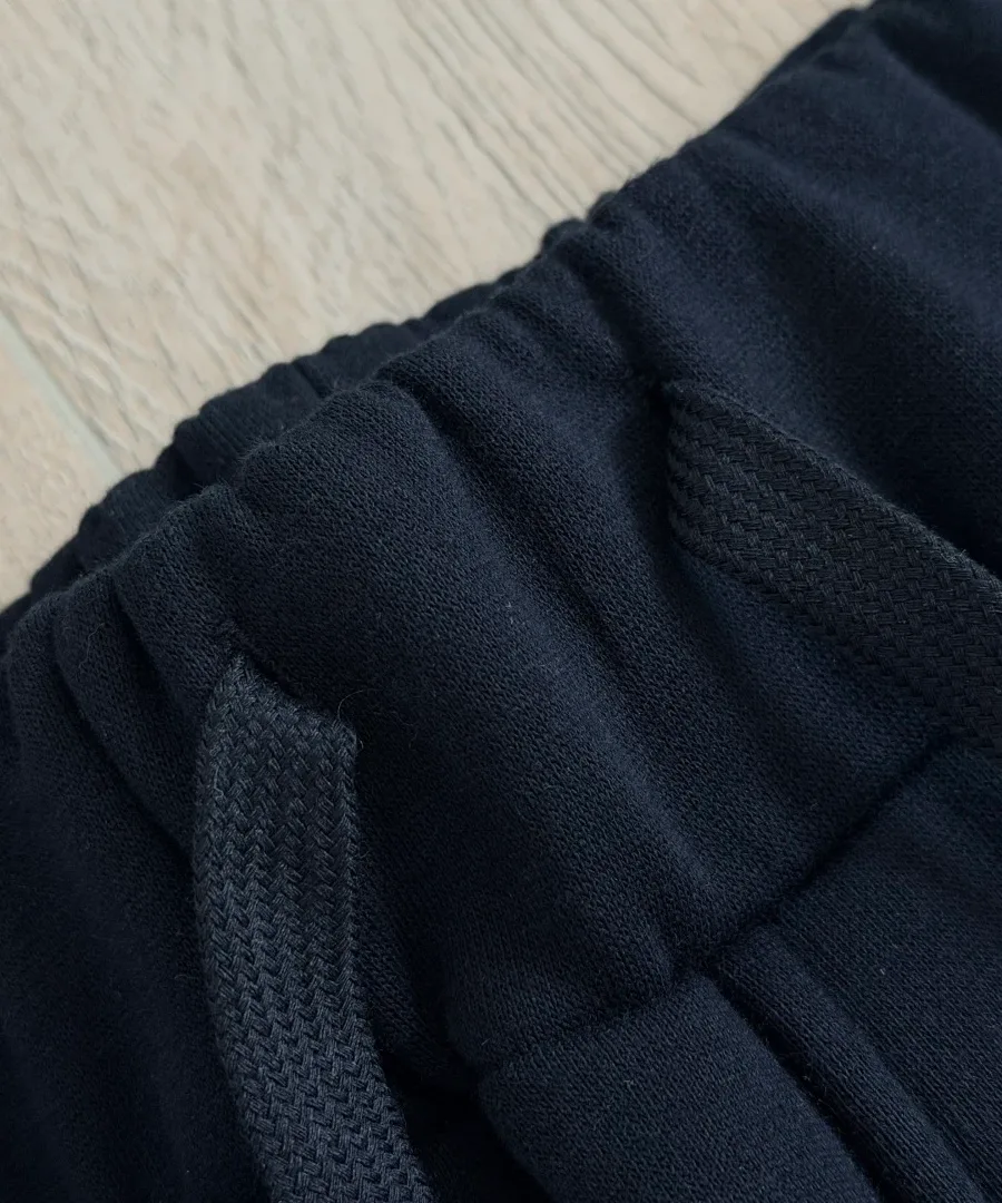 Эластичный пояс черных джоггеров Chrome Hearts