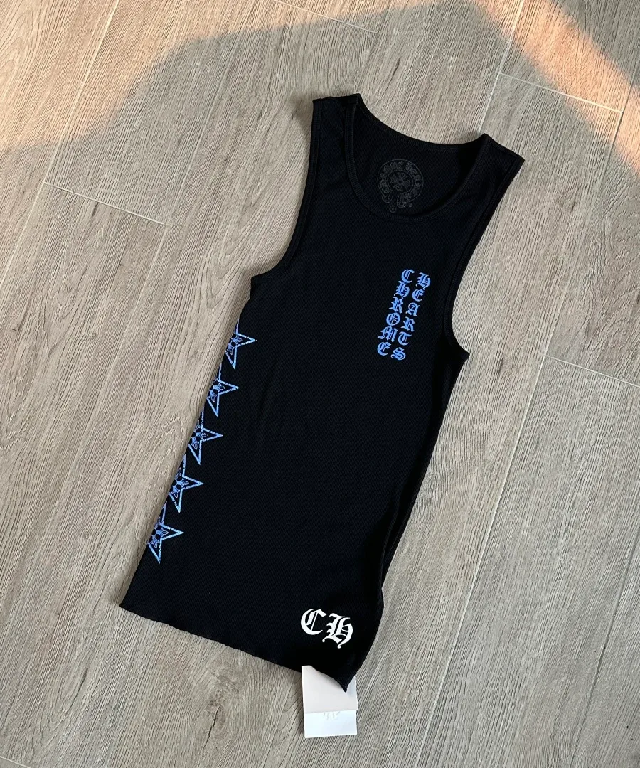 Черное платье-майка Chrome Hearts под углом