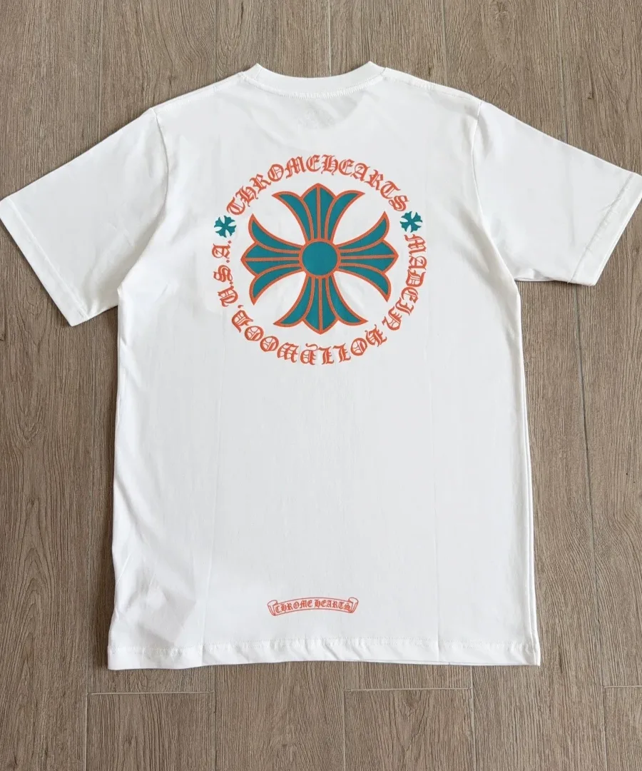 Белая футболка Chrome Hearts Miami Limited Edition вид сзади