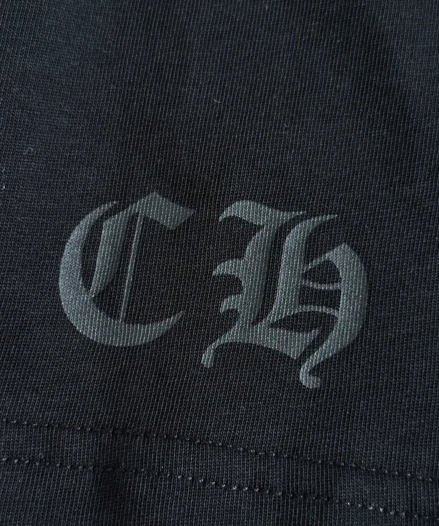 Тональный принт CH на лонгсливе Chrome Hearts