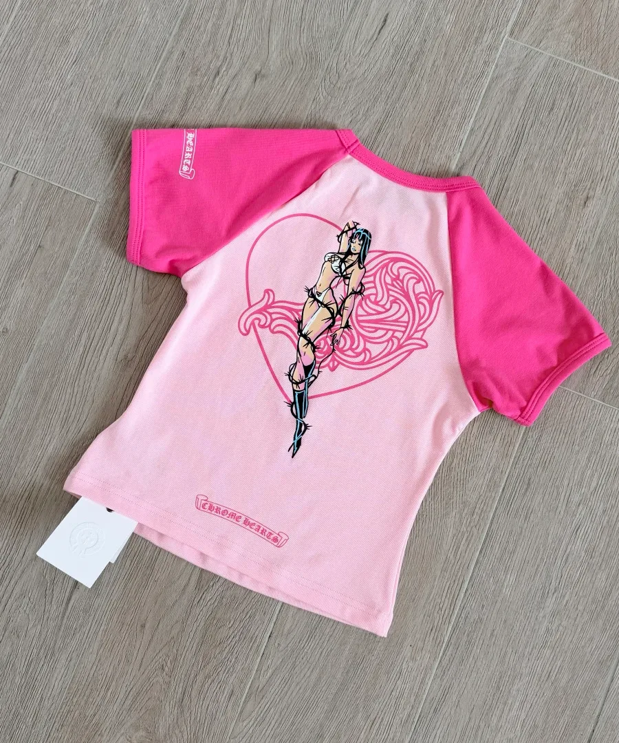Футболка Chrome Hearts Deadly Doll с принтом на спине