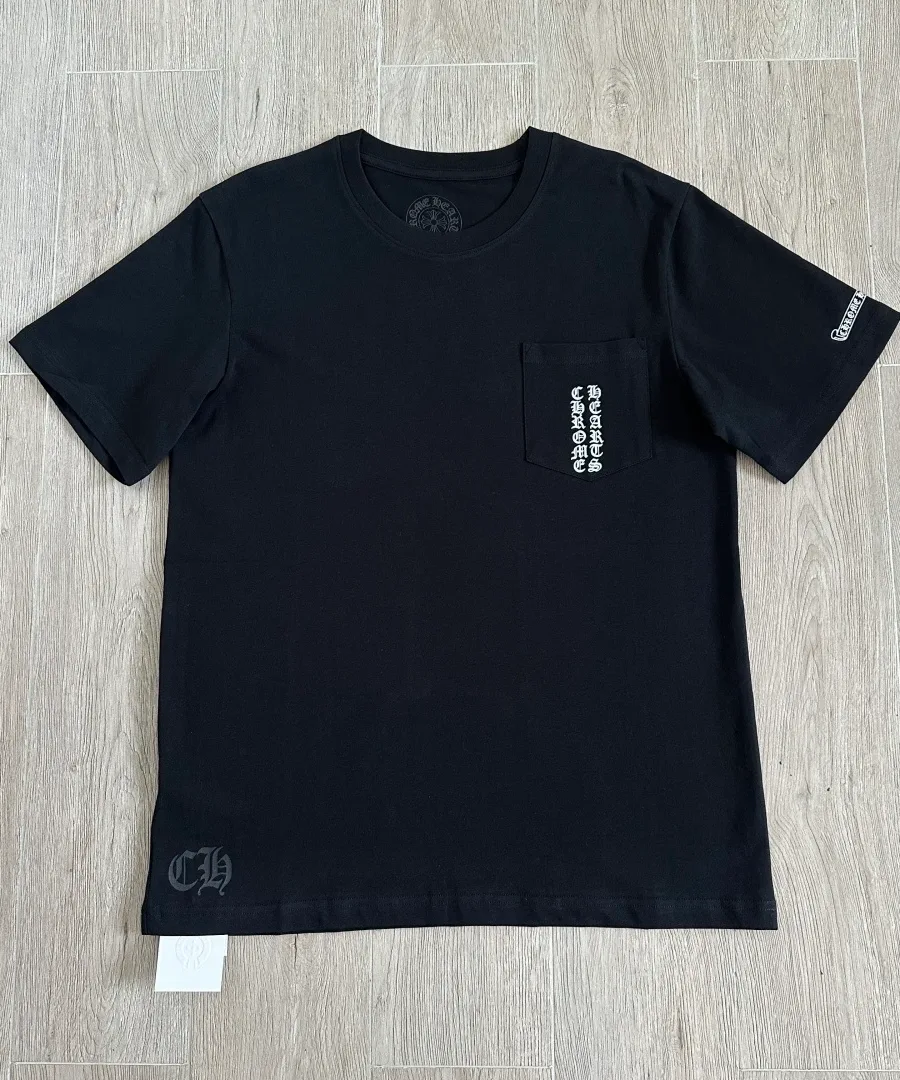 Черная футболка Chrome Hearts Tokyo City Limited вид спереди