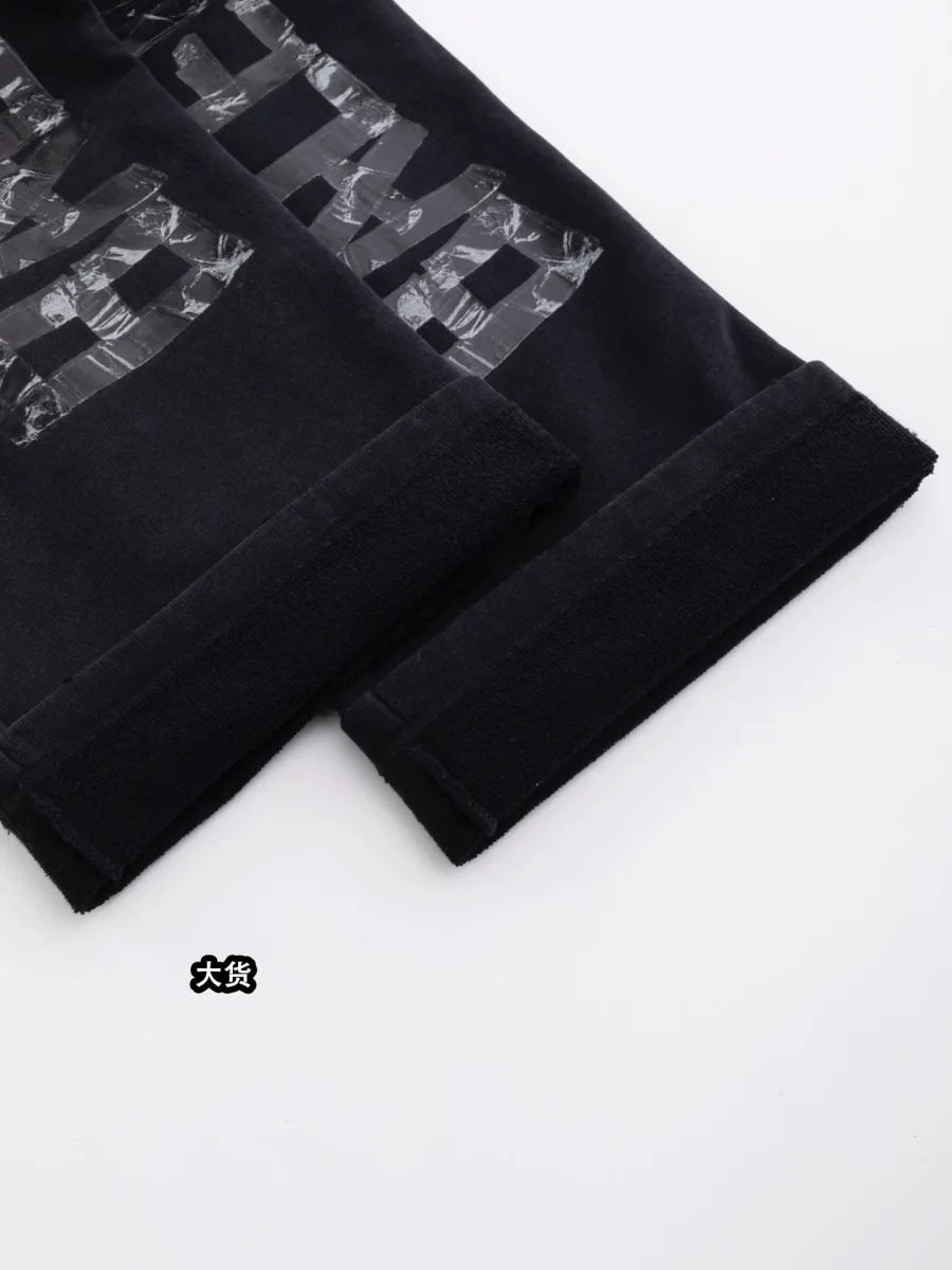 Подгибка низа штанин и изнаночная сторона трикотажа