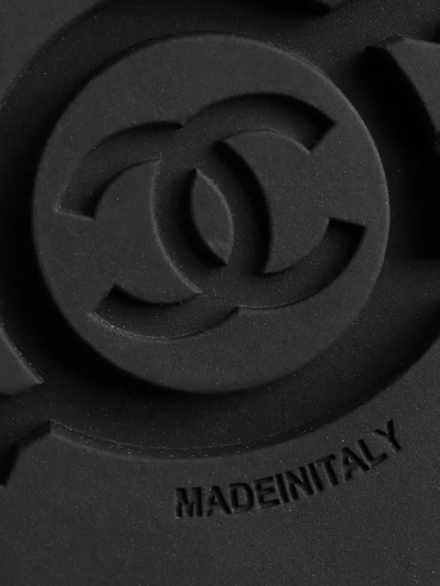 Рифлёный протектор подошвы с тиснением логотипа CC и надписи Made in Italy