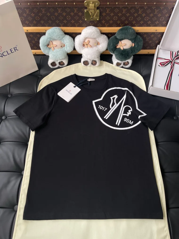 Moncler Чёрная футболка с логотипом 1017 ALYX 9SM