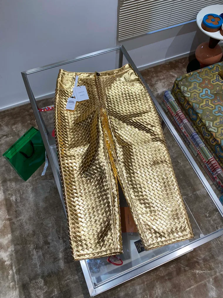 Bottega Veneta Кожаные брюки