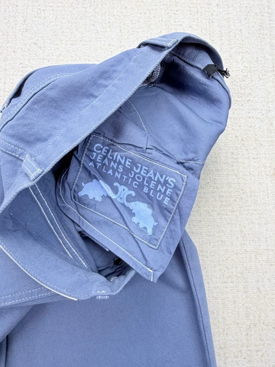 Внутренняя подкладка кармана с принтом Celine Jeans Jolene Atlantic Blue
