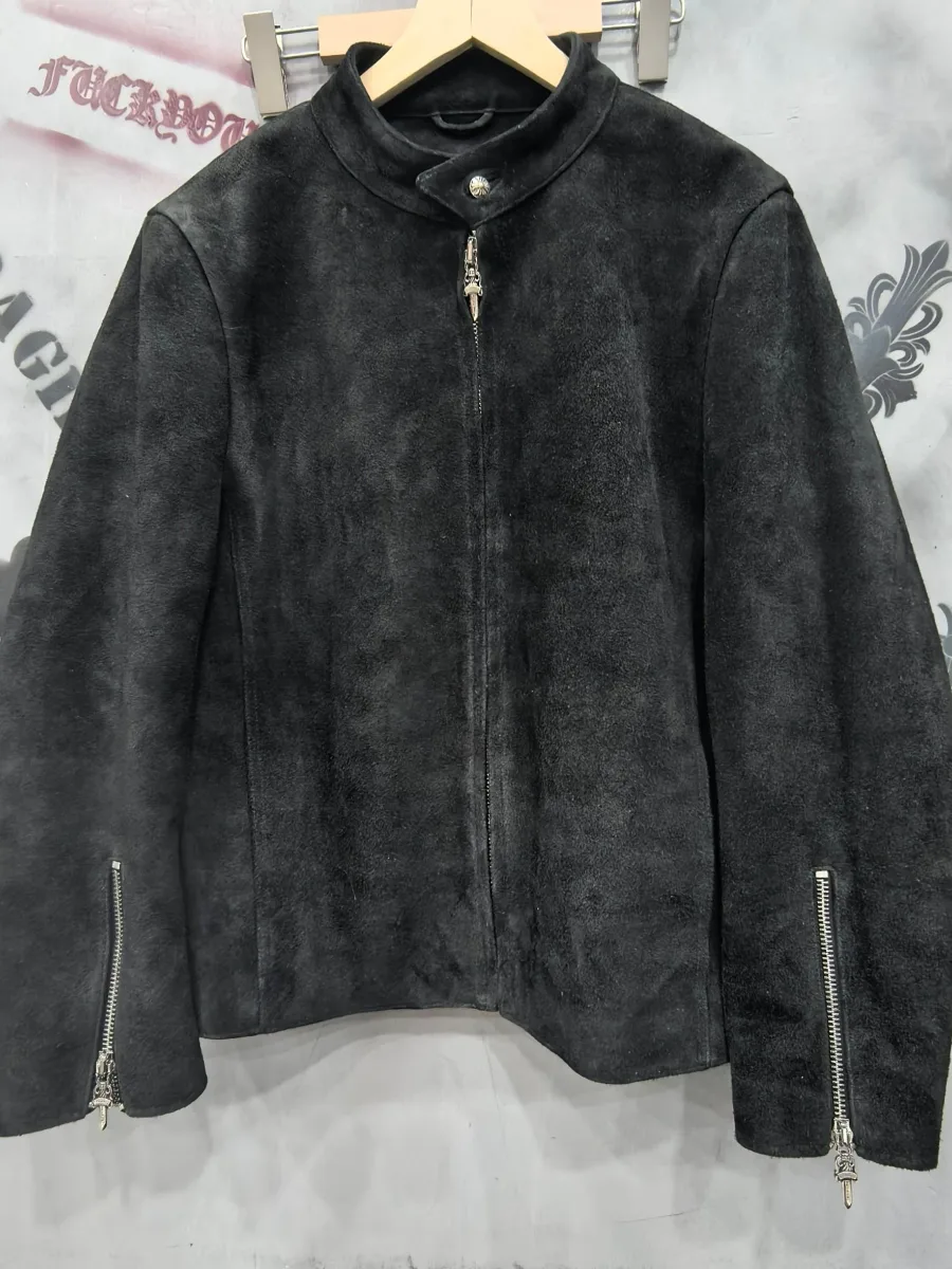 Chrome Hearts замшевая куртка