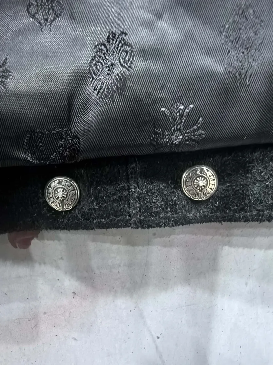 Chrome Hearts замшевая куртка
