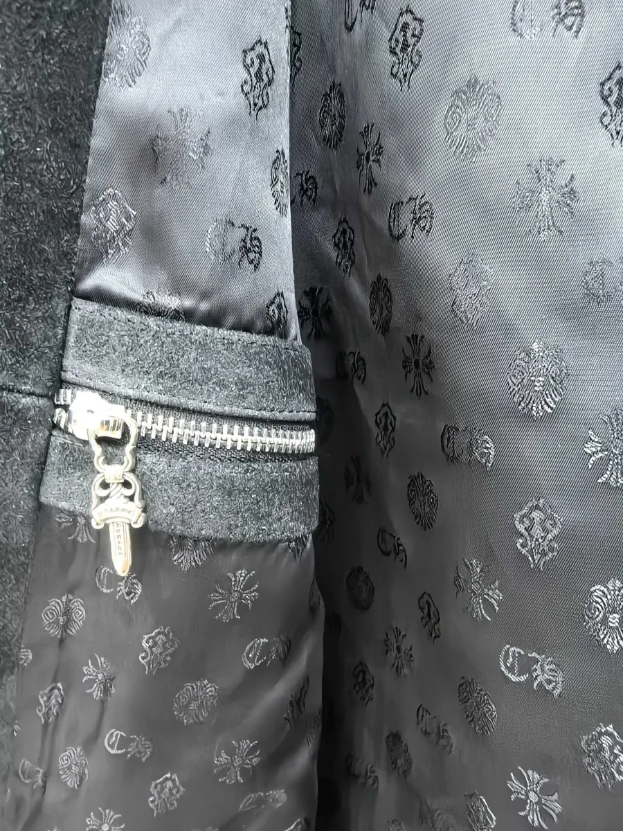 Chrome Hearts замшевая куртка