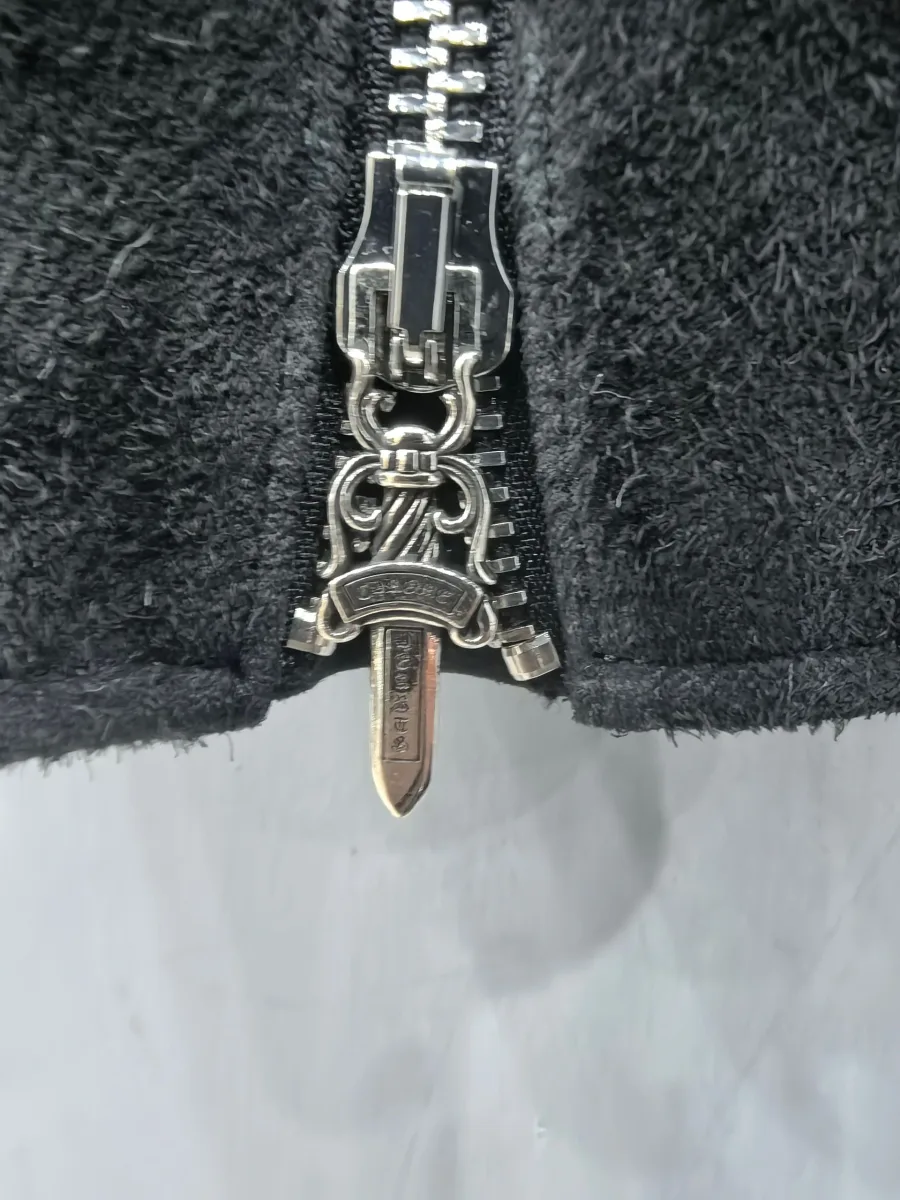 Chrome Hearts замшевая куртка