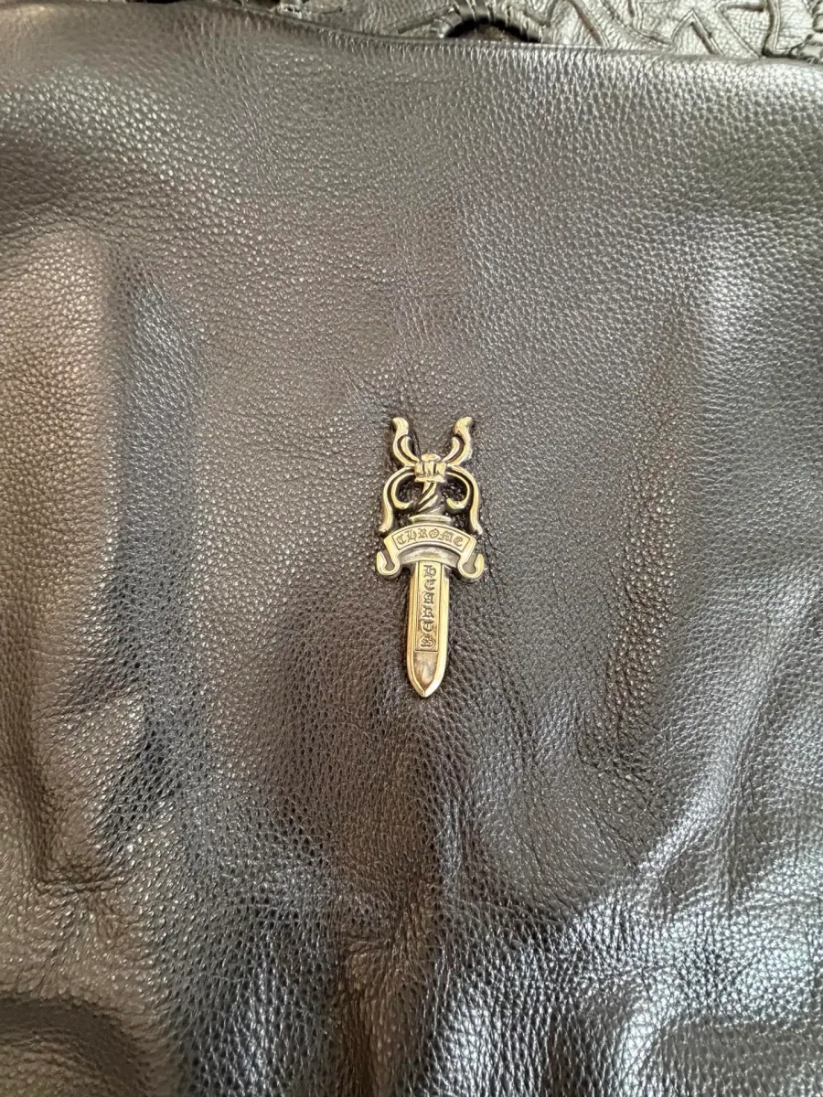 Chrome Hearts Кожаный жилет