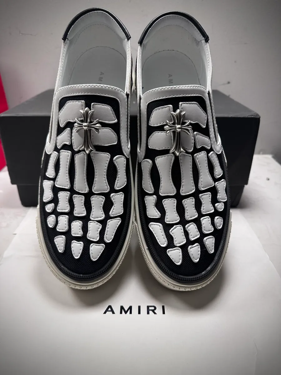 Chrome Hearts слипоны Chrome Hearts x Amiri Skel