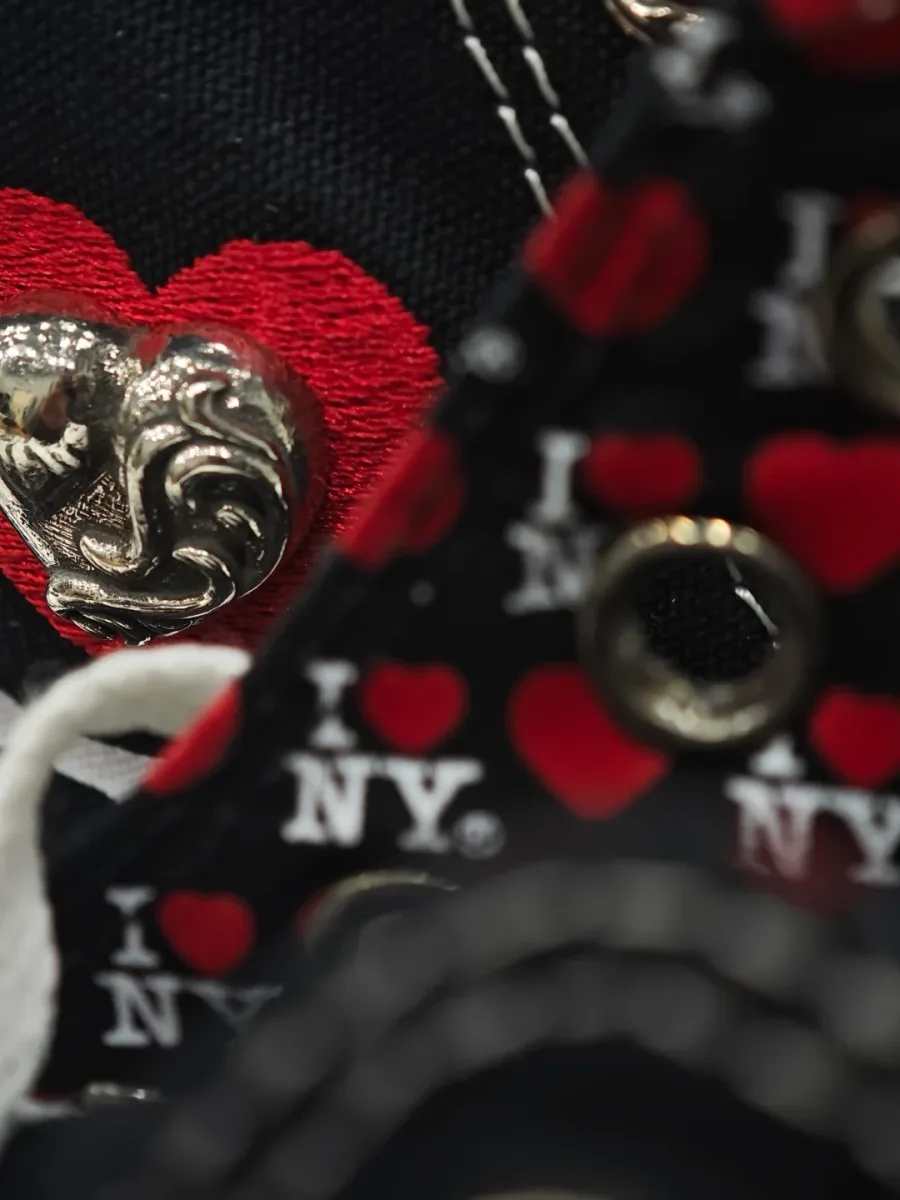 Внутренняя подкладка кед Chrome Hearts x Converse Chuck Taylor All Star с принтом