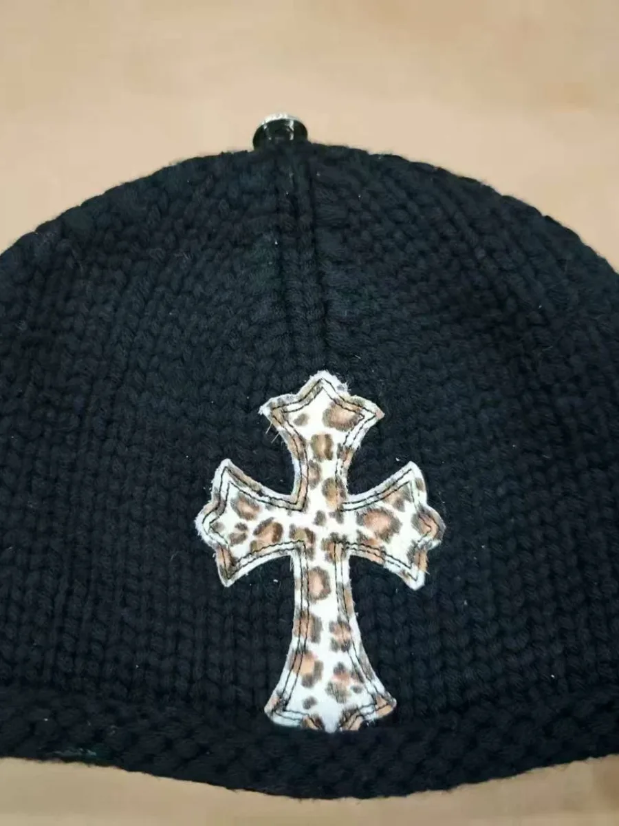 Chrome Hearts Вязаная шапка-бини