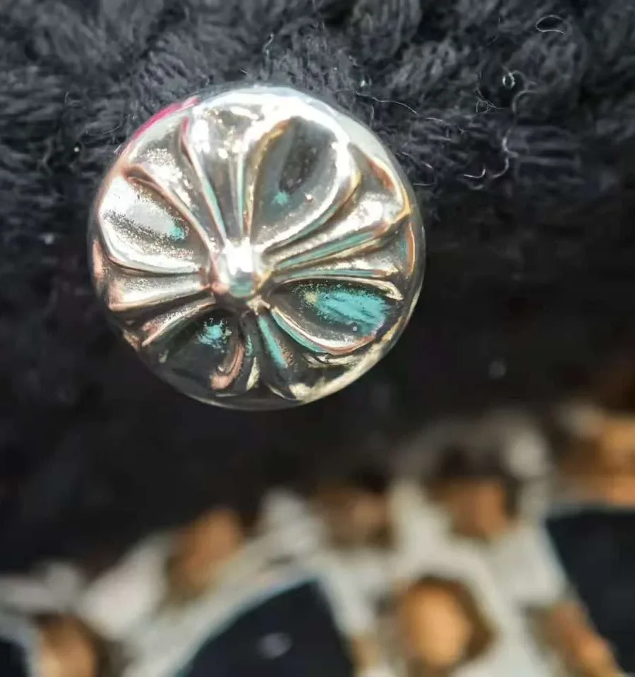 Chrome Hearts Вязаная шапка-бини
