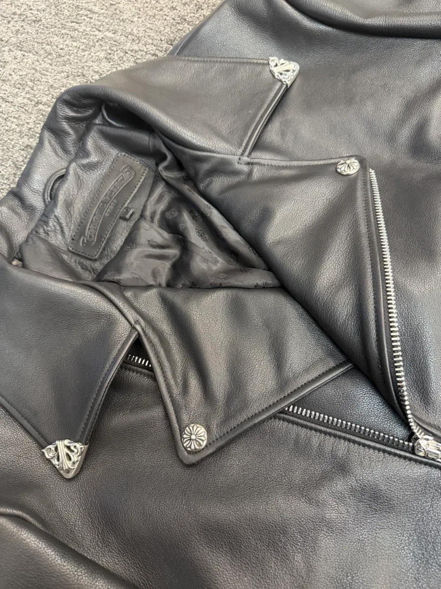 Кожаная куртка Chrome Hearts JJ Dean