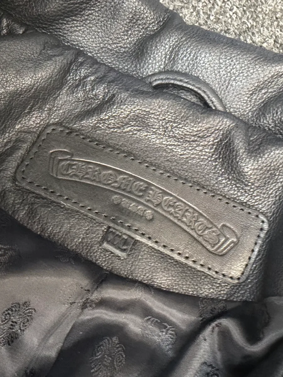 Кожаная куртка Chrome Hearts JJ Dean
