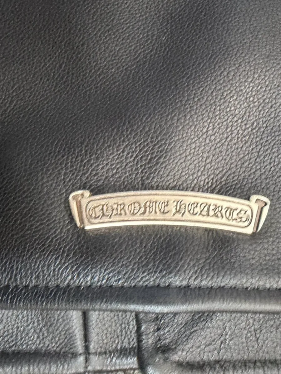 Кожаная куртка Chrome Hearts JJ Dean