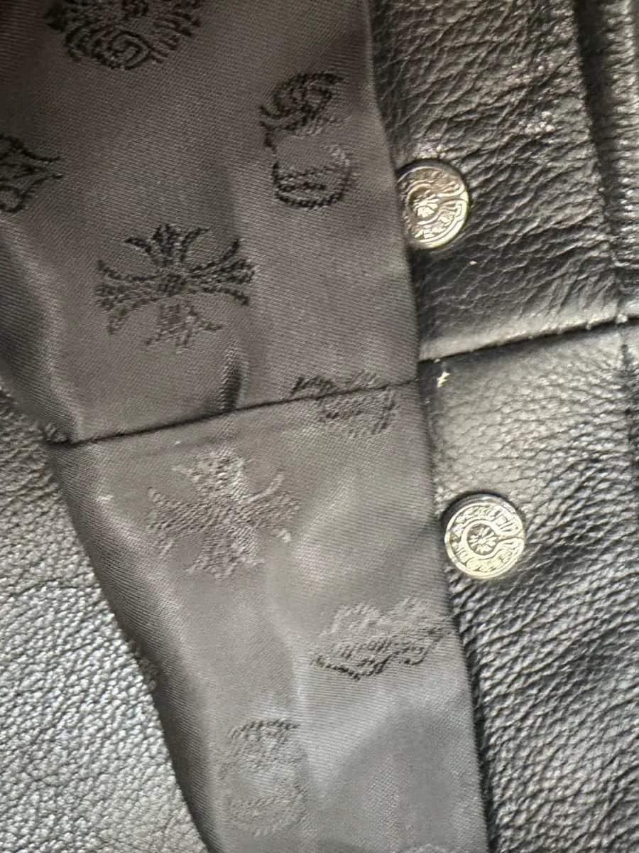Кожаная куртка Chrome Hearts JJ Dean