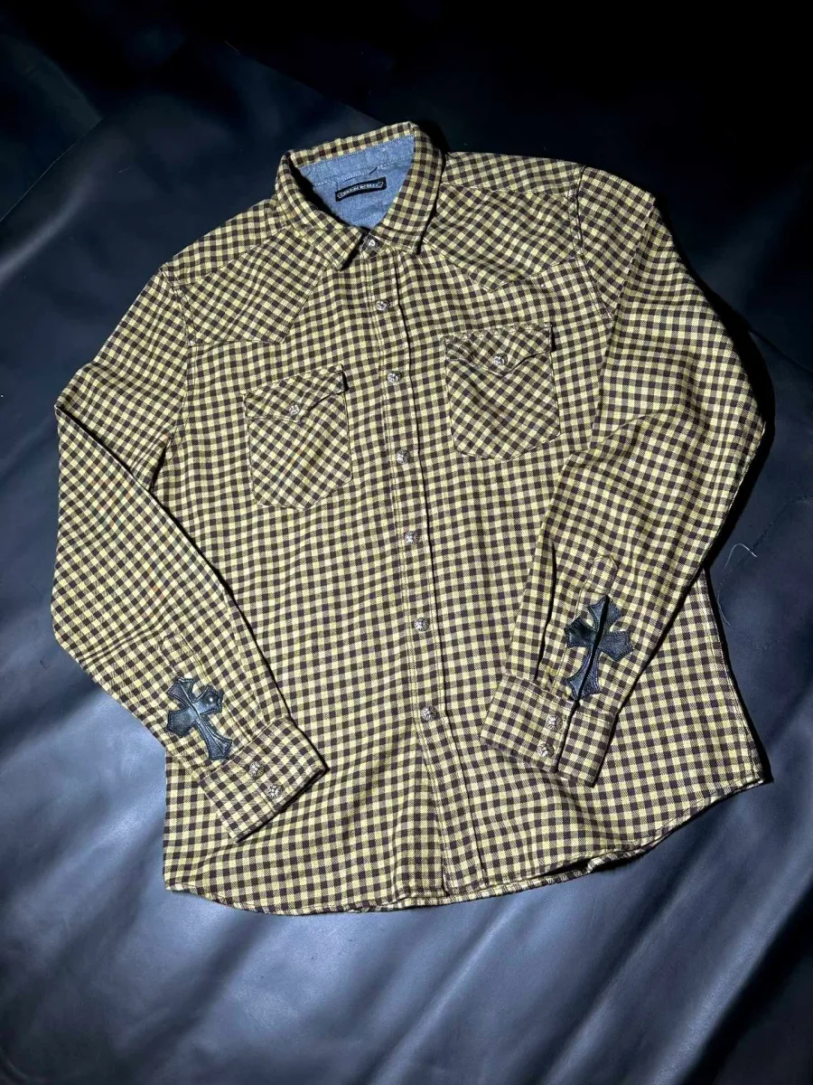 Chrome Hearts Рубашка в клетку