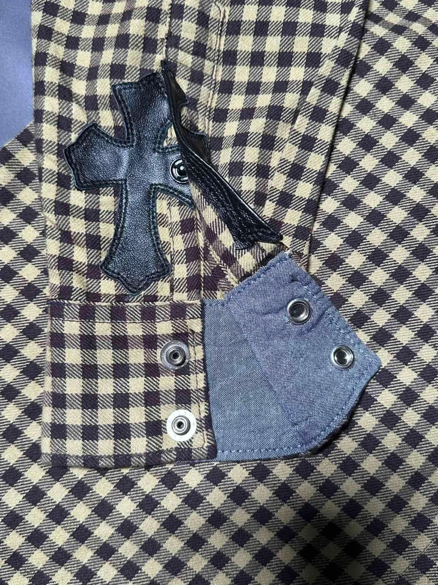 Chrome Hearts Рубашка в клетку