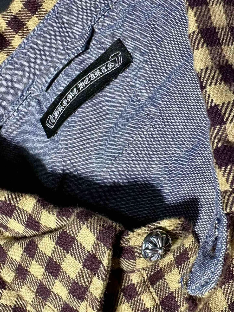 Chrome Hearts Рубашка в клетку