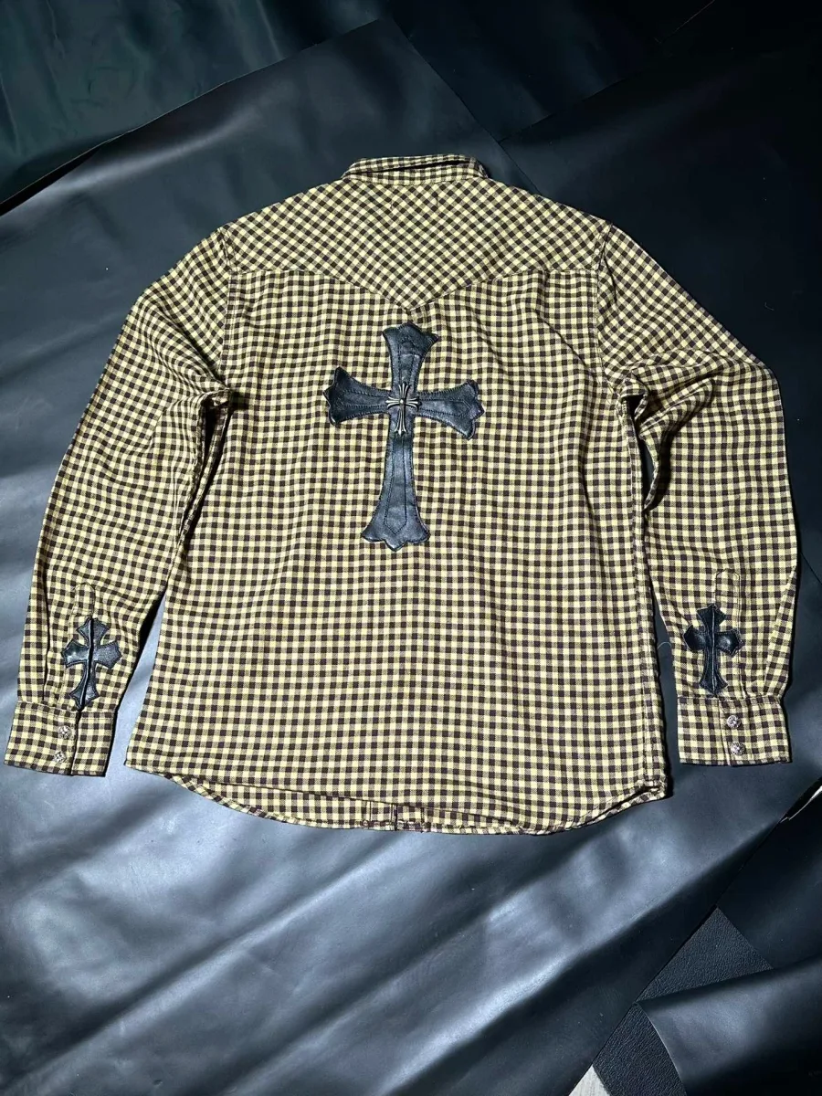 Chrome Hearts Рубашка в клетку