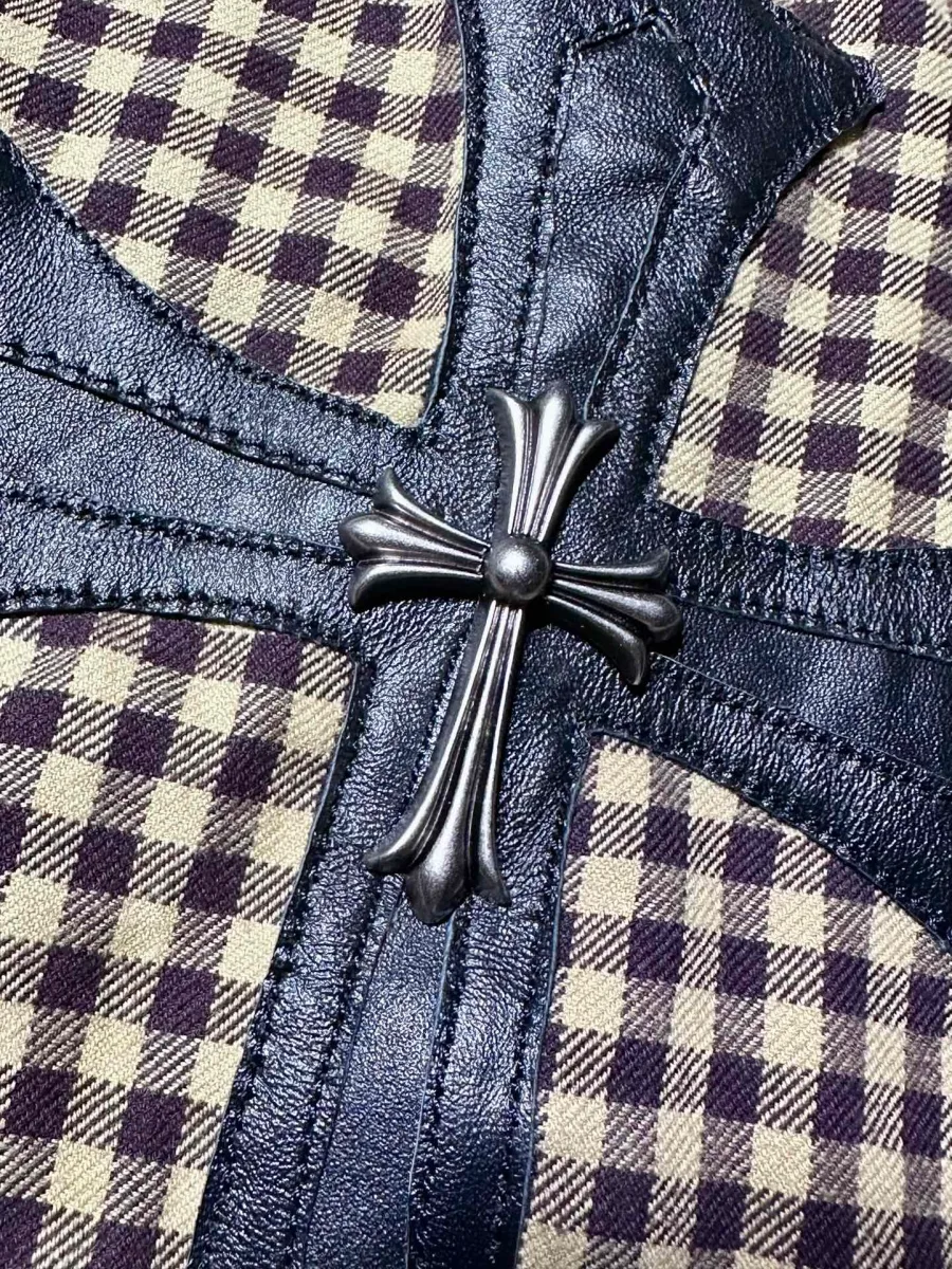 Chrome Hearts Рубашка в клетку