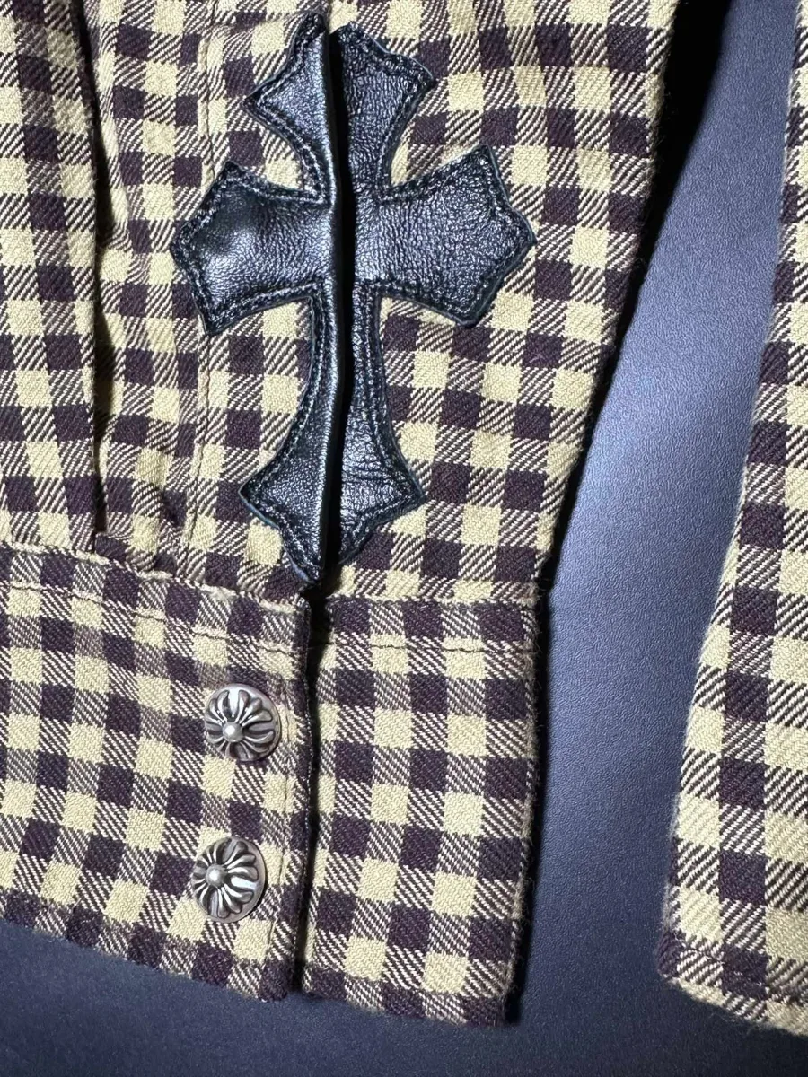 Chrome Hearts Рубашка в клетку