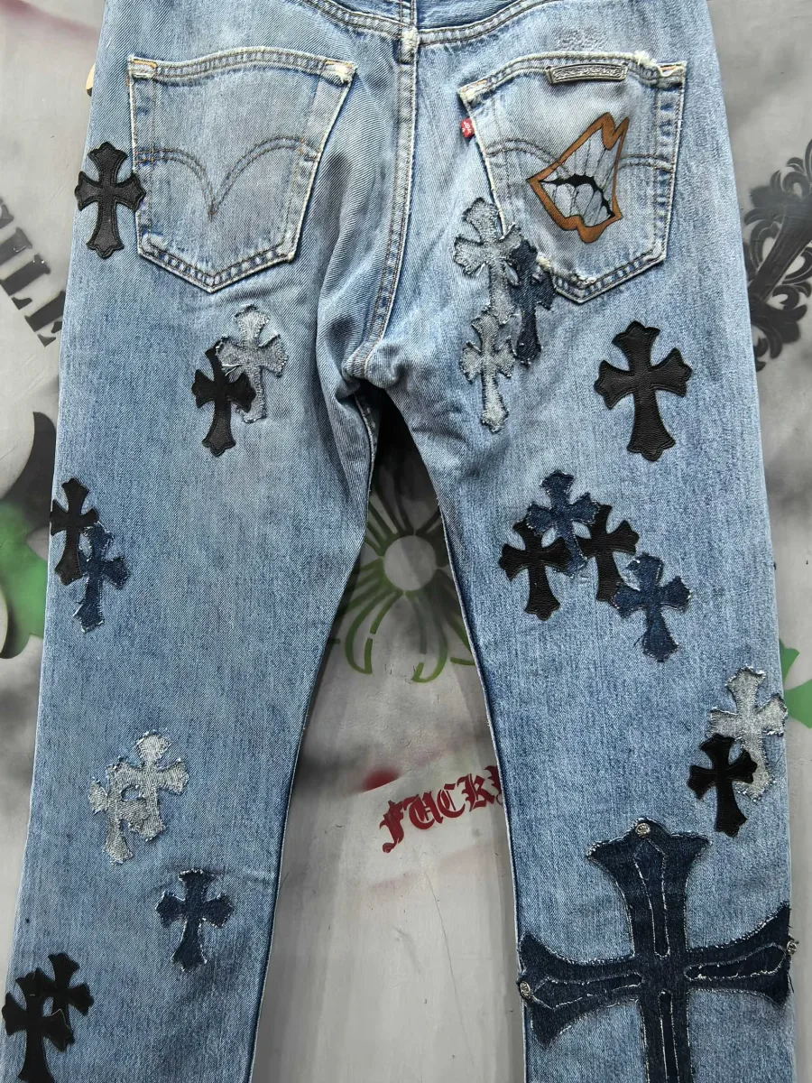 Джинсы Chrome Hearts x Levi's 501