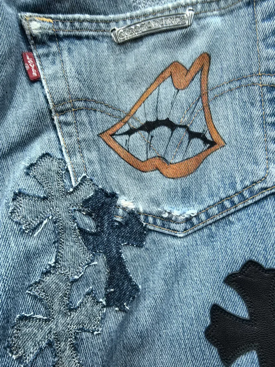 Джинсы Chrome Hearts x Levi's 501