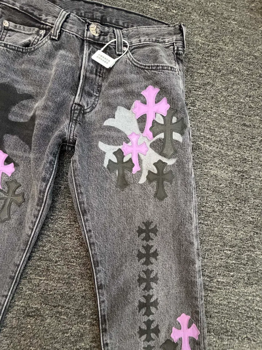 Верхняя часть джинсов Chrome Hearts x Levi's 501 спереди