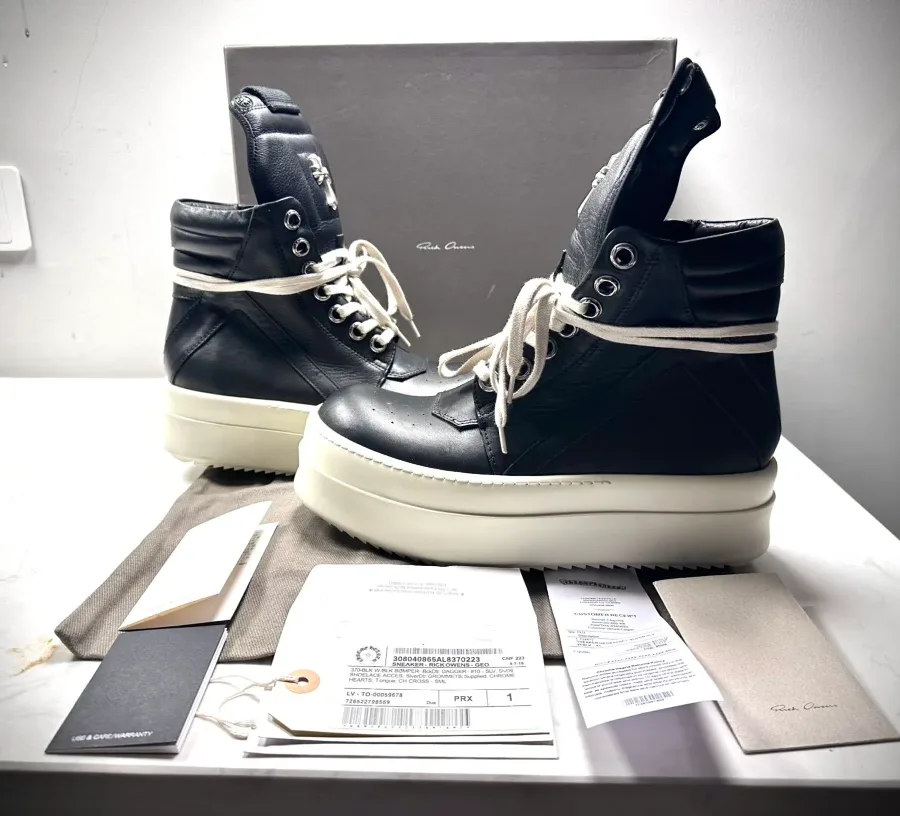 Chrome Hearts x Rick Owens Кеды Geobasket