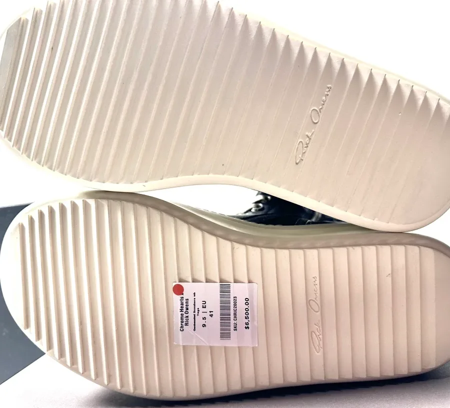 Chrome Hearts x Rick Owens Кеды Geobasket