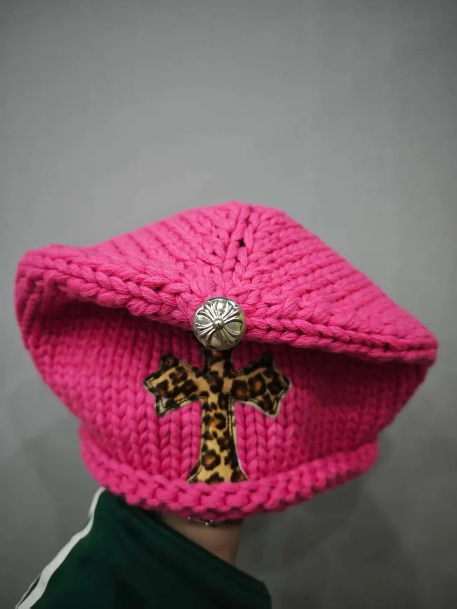 Вязаная шапка Chrome Hearts