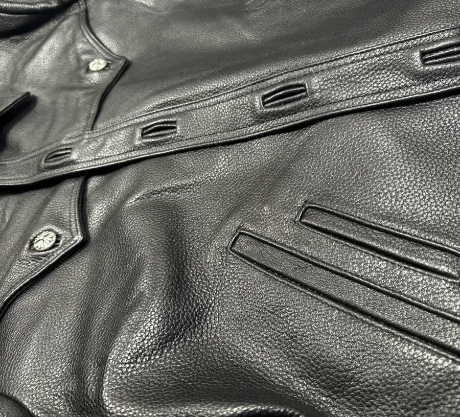 Chrome Hearts кожаная куртка