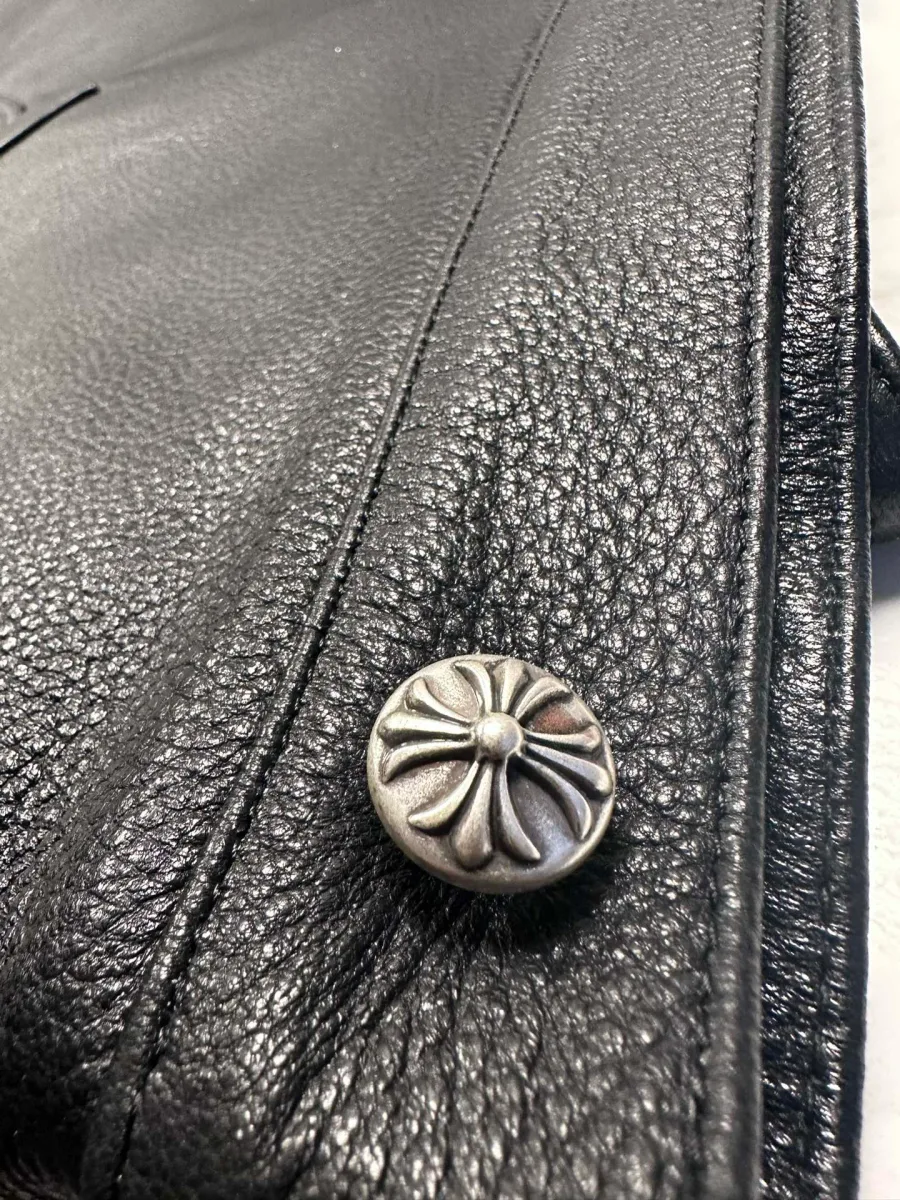 Chrome Hearts кожаная куртка