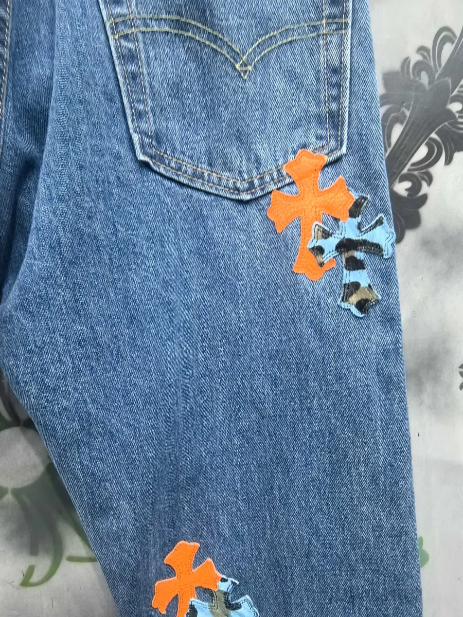 Джинсы Chrome Hearts x Levi's 517