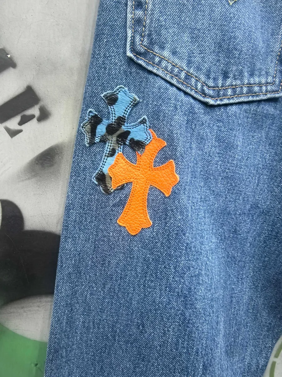 Джинсы Chrome Hearts x Levi's 517