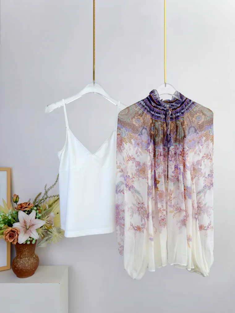 Zimmermann Блузка Luna с узором пейсли