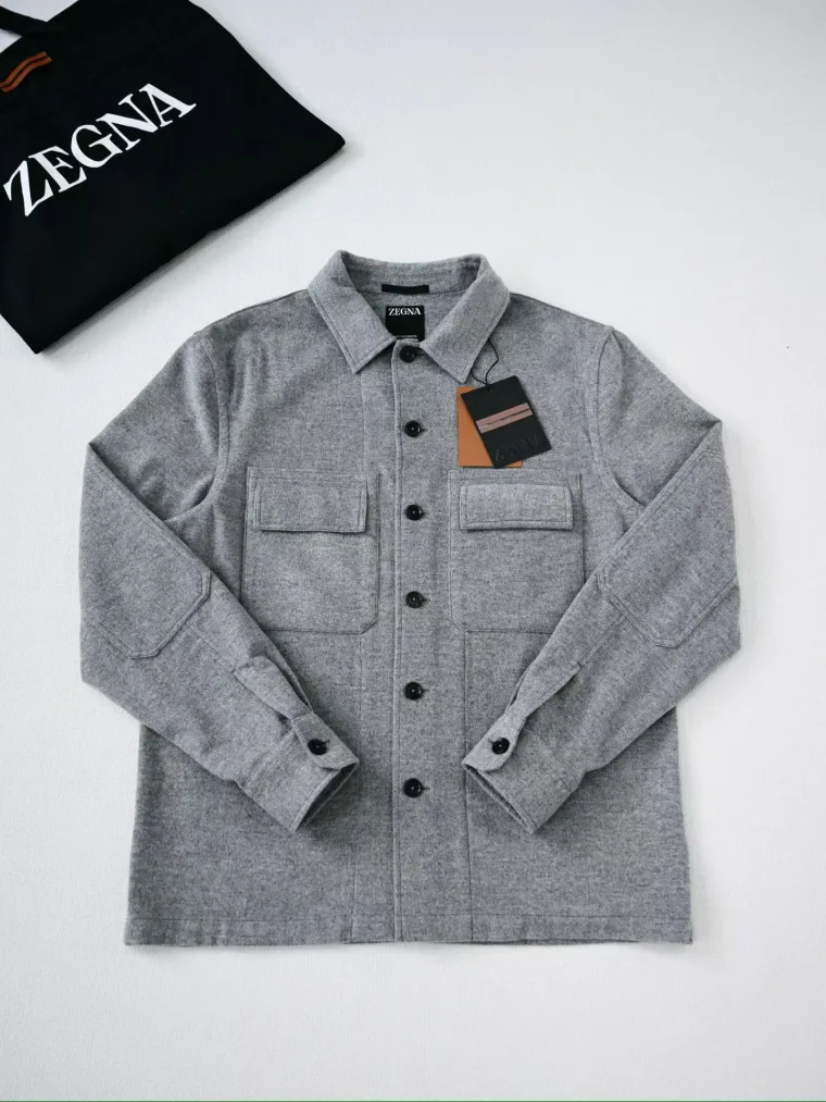 Zegna толстая рубашка